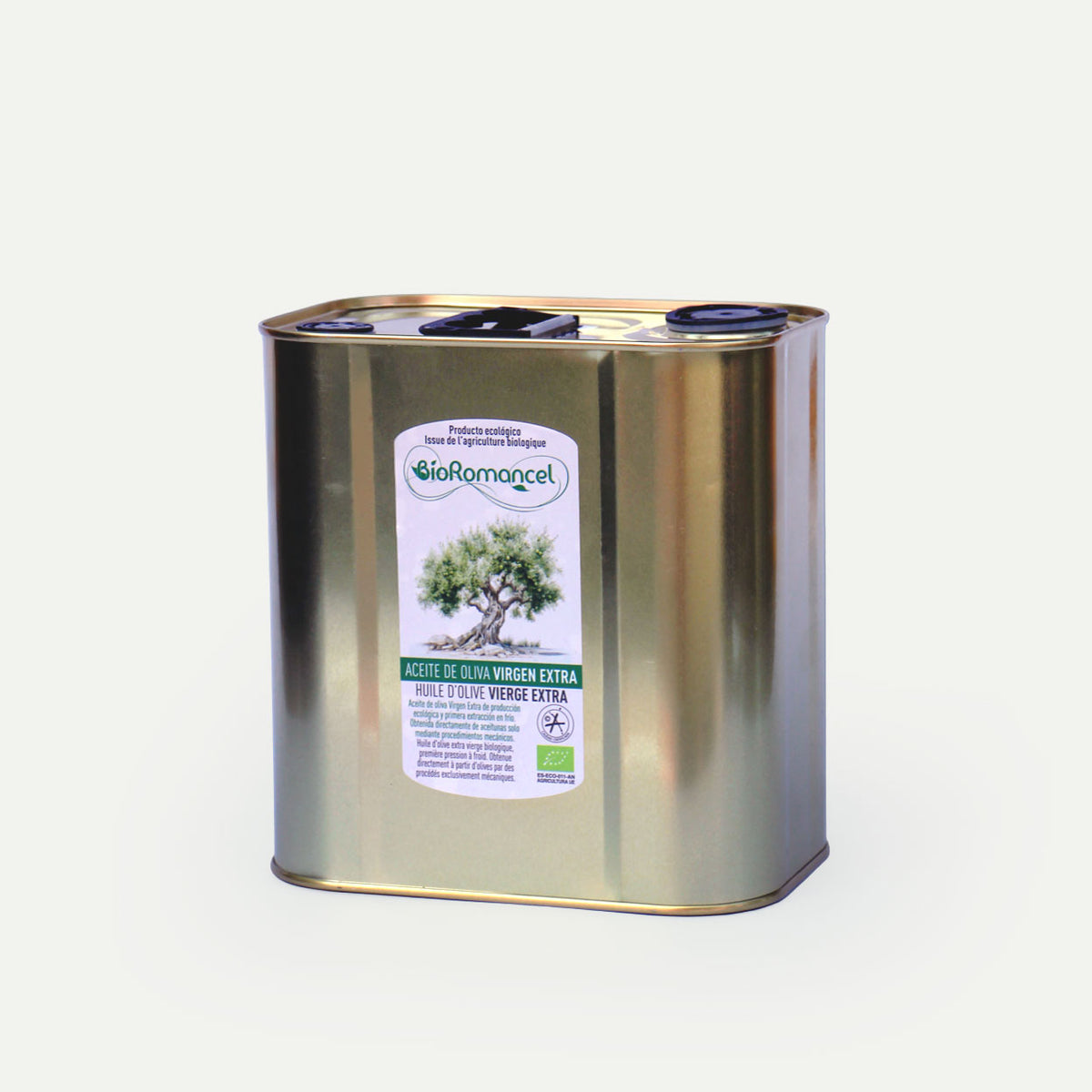 Ekologiškas alyvuogių aliejus BioRomancel 2l, 5l