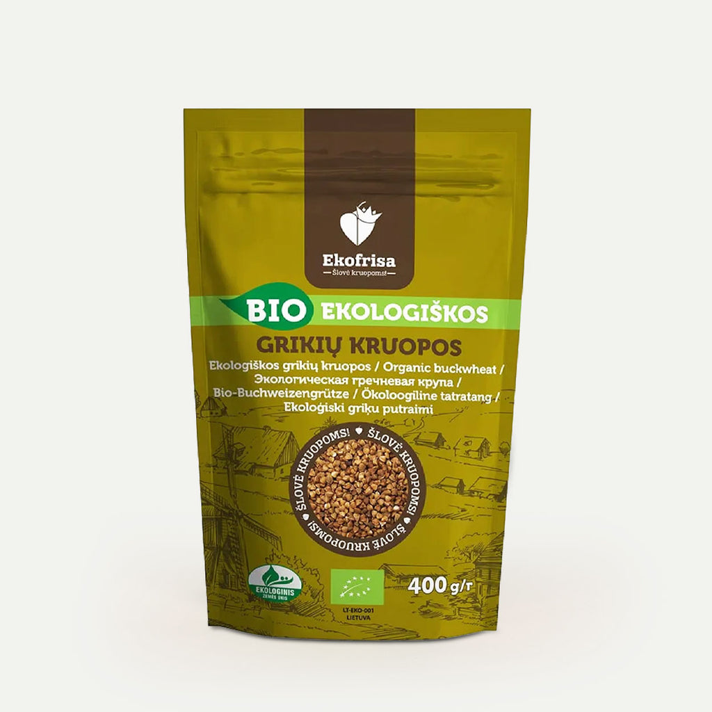 Ekologiškos kepintos grikių kruopos 400g