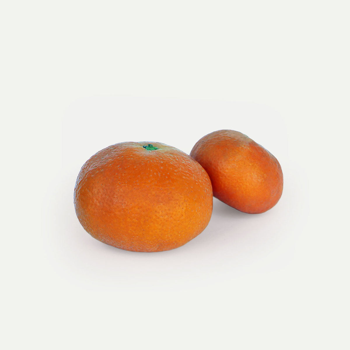 Du ekologiški mandarinai